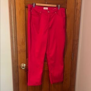 Nicole Miller Soho High Rise Kick Back Pants